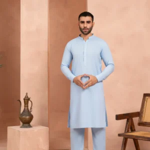 Azure Blue Kurta Trouser